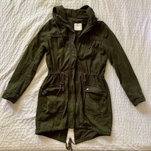 Abercrombie Army Green Jacket